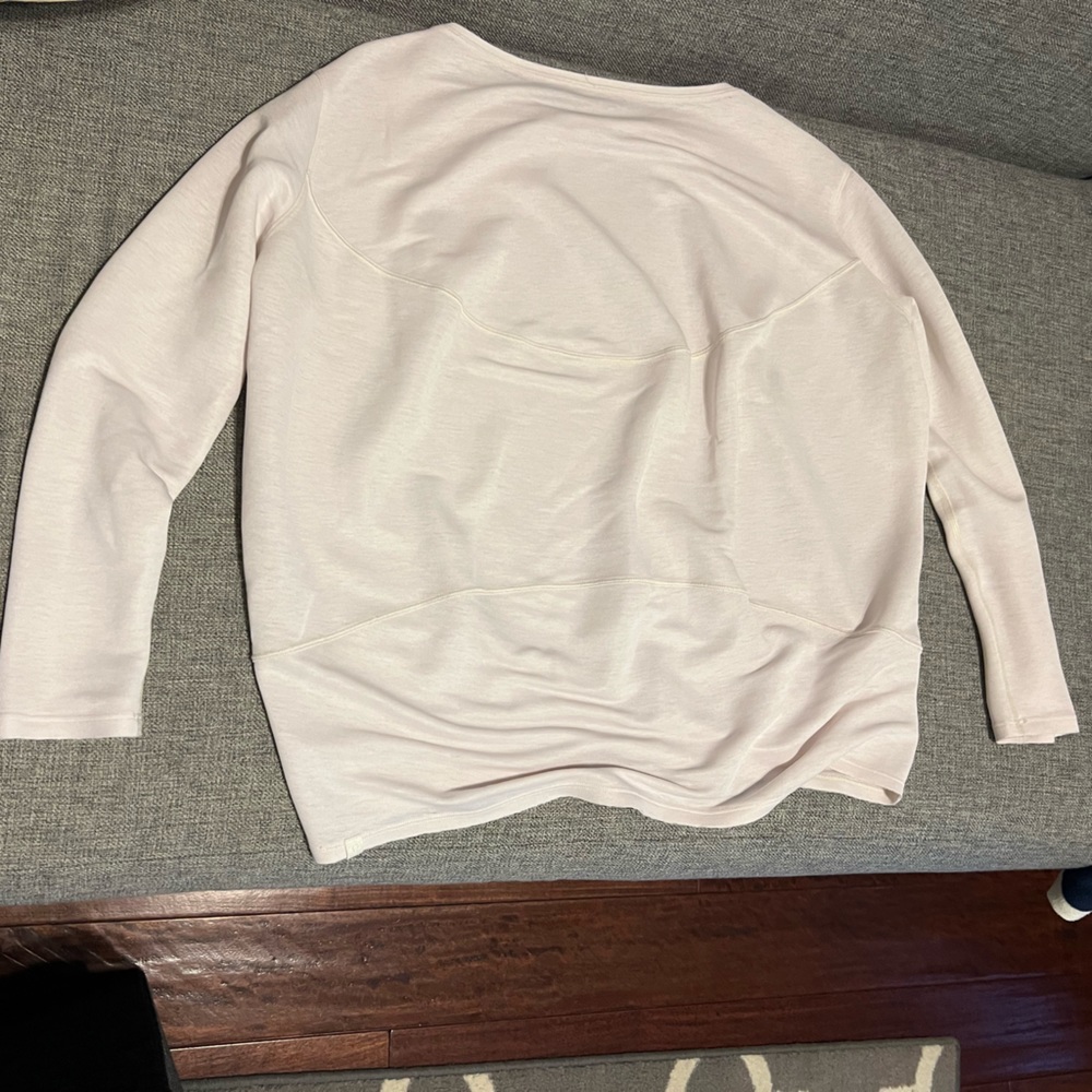 Lululemon - back in action long sleeve - white opal - size 2